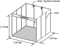 1 Booth Space Package Booth Layout
