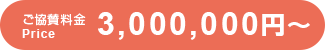 ご協賛料金 3,000,000円～